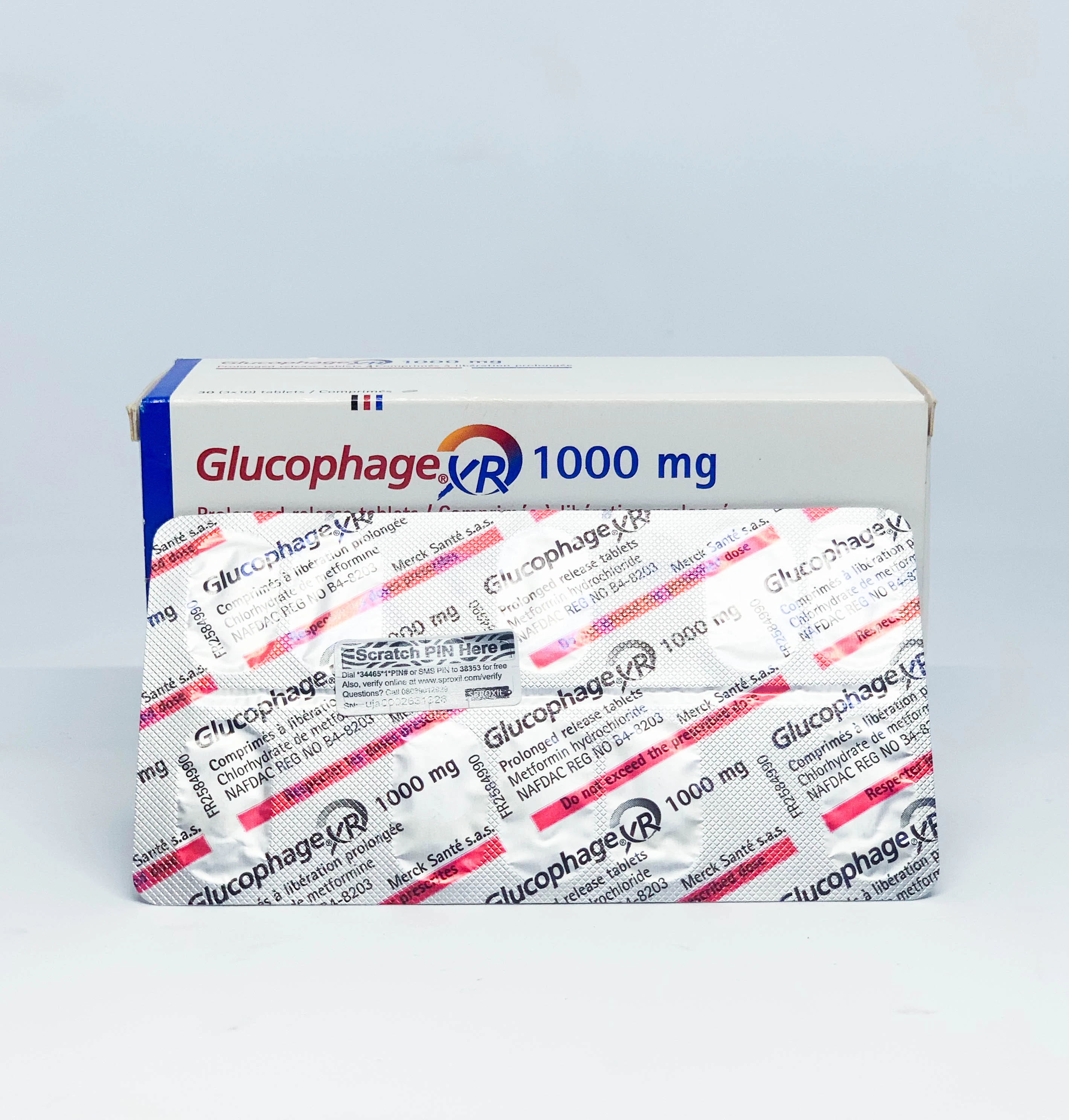 GLUCOPHAGE XR 1000MG