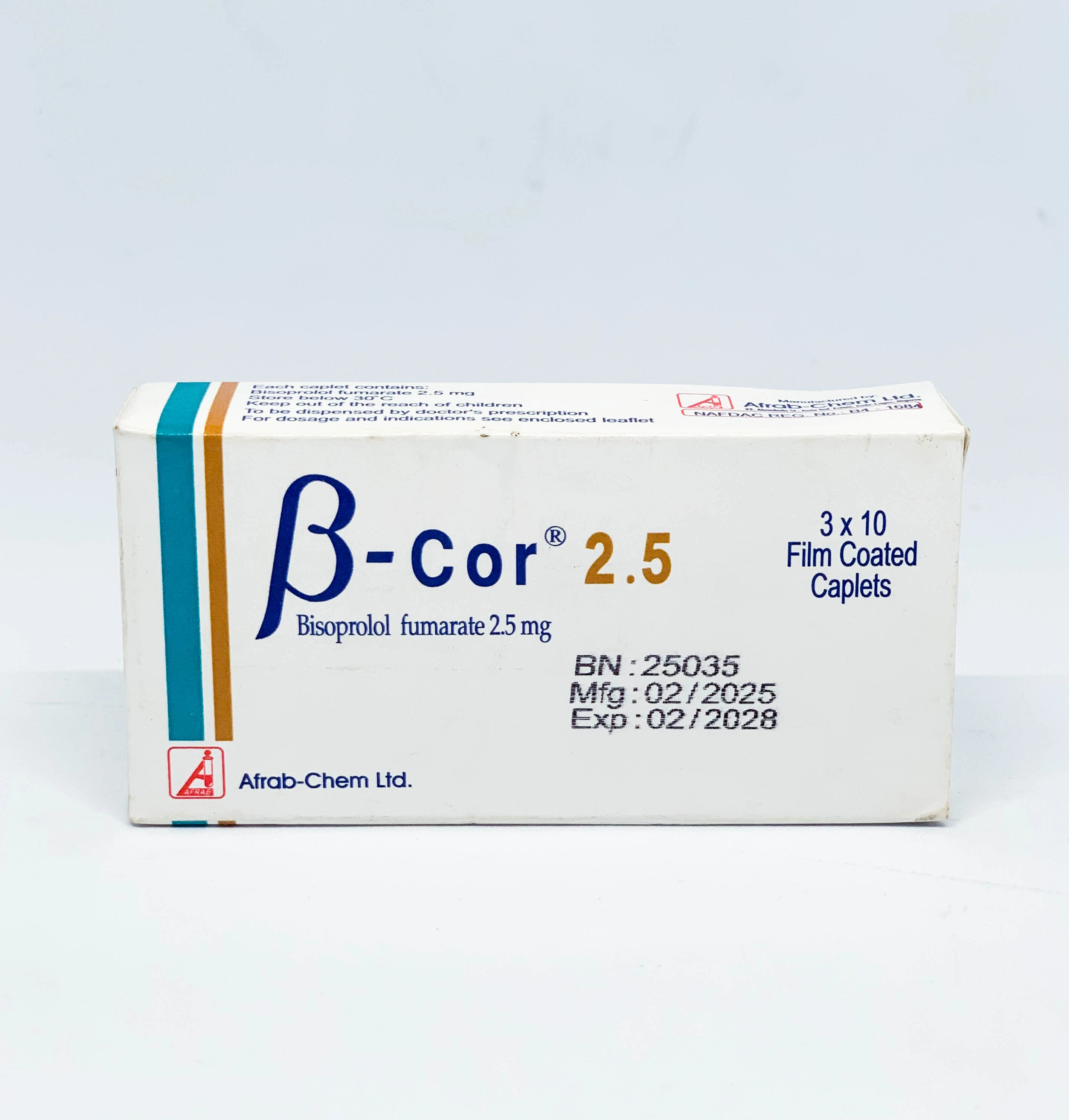 B-COR 2.5MG