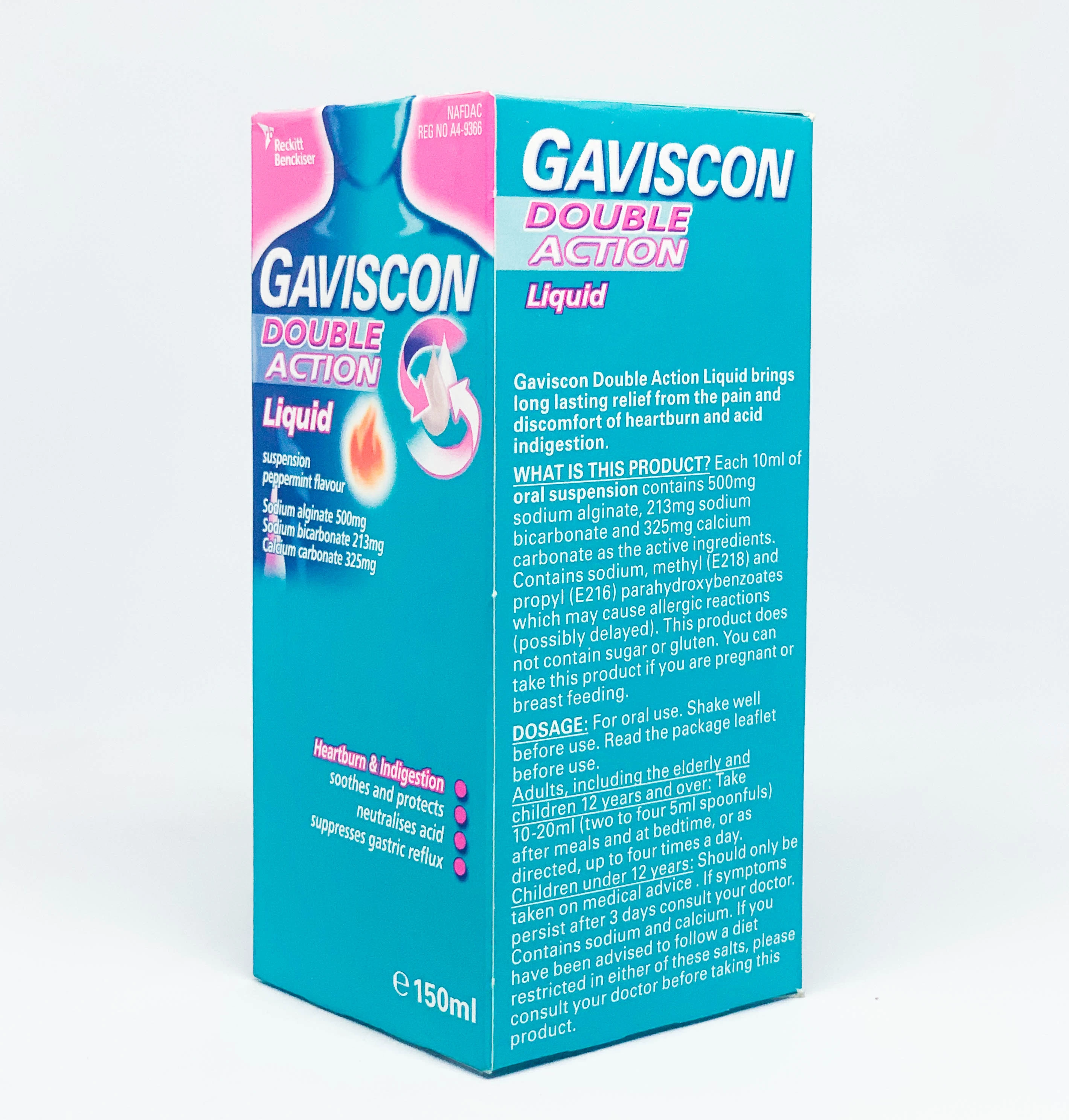 GAVISCON DOUBLE ACTION 150ML