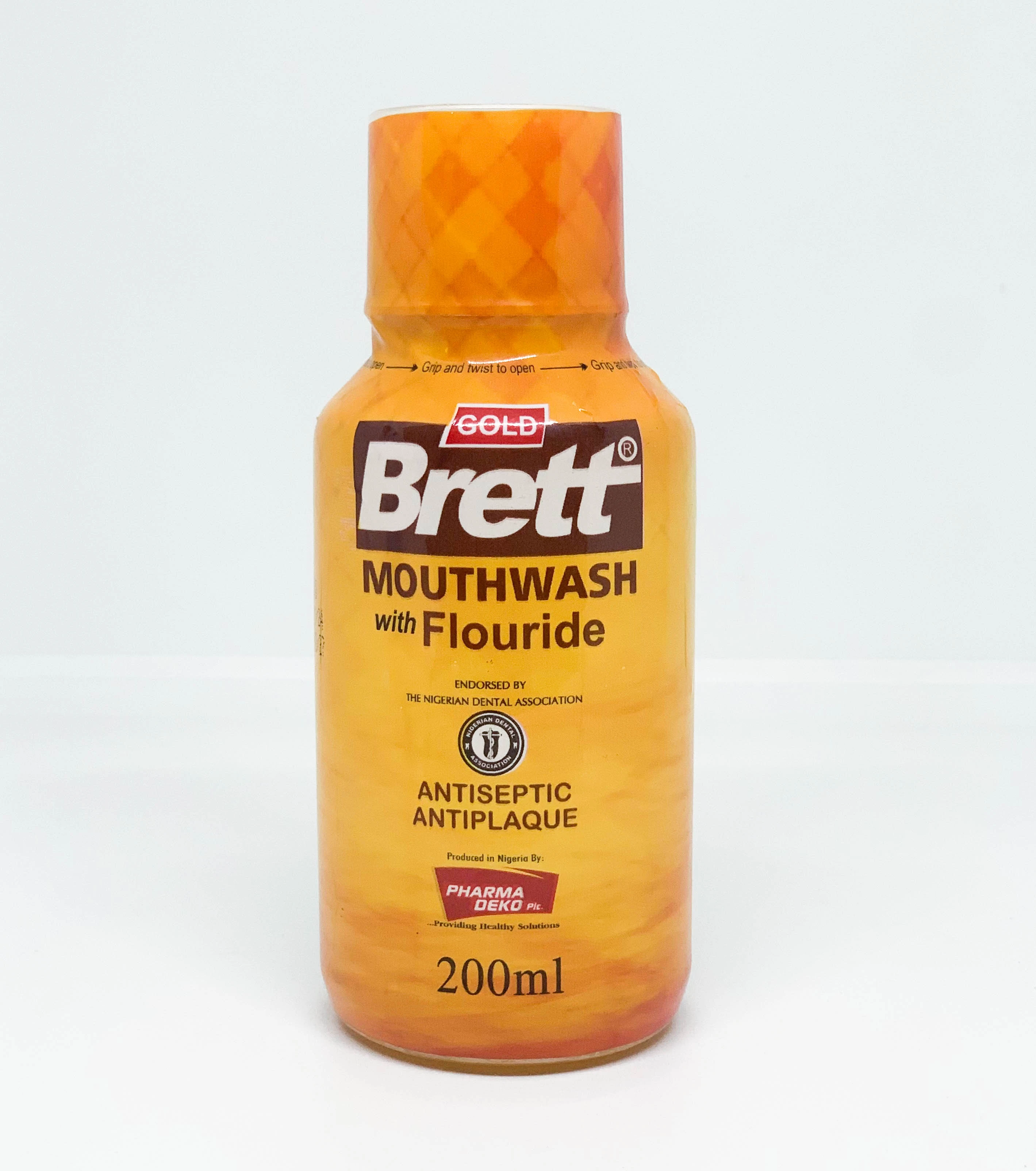 BRETT GOLD 200ML MOUTHWASH
